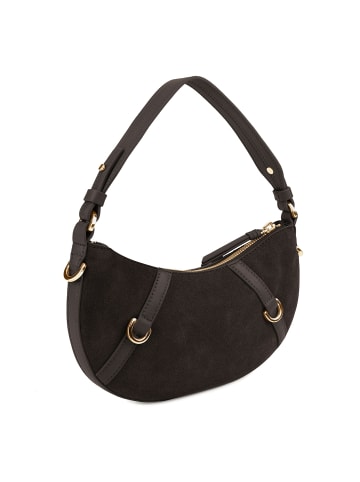Les Visionnaires Enya Schultertasche Leder 26 cm chocolate brown