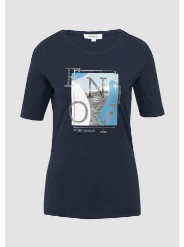 s.Oliver T-Shirt in 59D1_navy