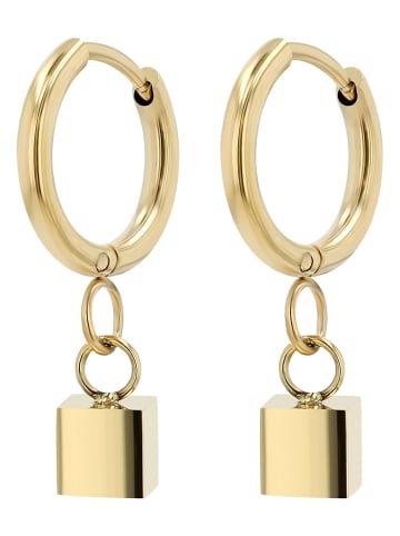 Adeliás Damen Anhänger aus Edelstahl in gold