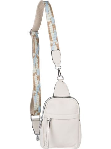 styleBREAKER One Shoulder Rucksack Tasche in Creme-Beige