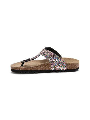 billowy Sandalen in schwarz
