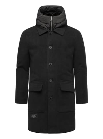 STONE HARBOUR Wollmantel Thiagoo XX in Black