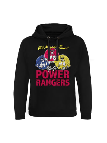 Power Rangers Hoodie "Morphin Time" in Schwarz