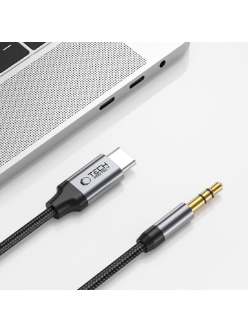 TechProtect UltraBoost USB-C auf 3,5mm Audiokabel 1m