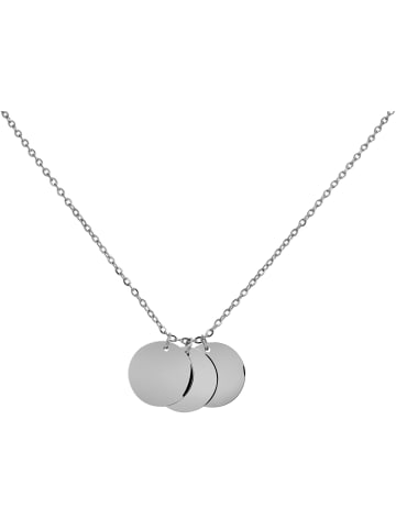 Adeliás Damen Halskette mit Anhänger – aus Edelstahl in silber