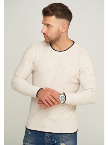 behype Pullover MKLAYER57 in beige