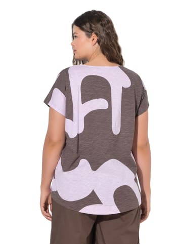 LAURASØN Shirt in dunkles taupe