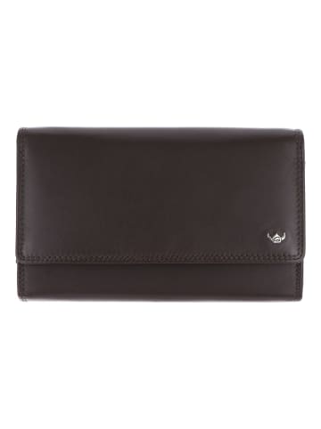 Golden Head Polo Geldbörse RFID Schutz Leder 17 cm in dunkelbraun