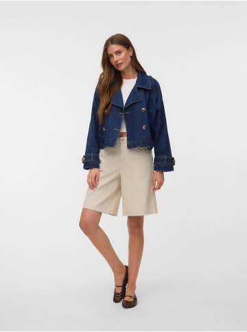 Vero Moda Trenchcoat in Dark Blue Denim