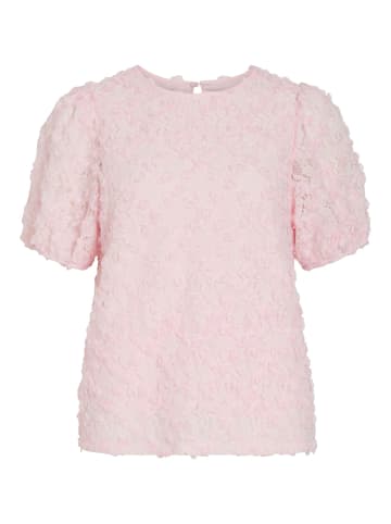 Vila Oberteil mit kurzen Ärmeln in Cherry Blossom