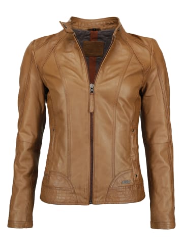 Mustang Lederjacke Blanca in cognac