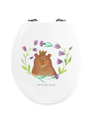 Mr. & Mrs. Panda WC Sitz Bär Königin ohne Spruch in Weiß