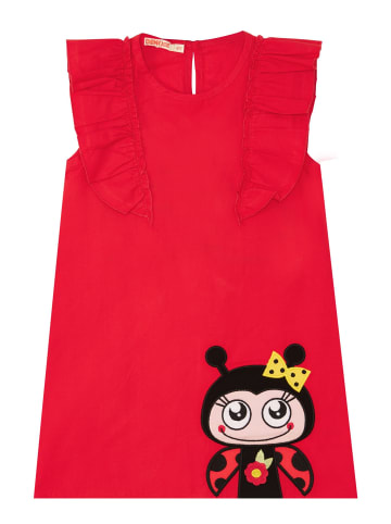 Denokids Kleid Frilled Lady Bug in Red