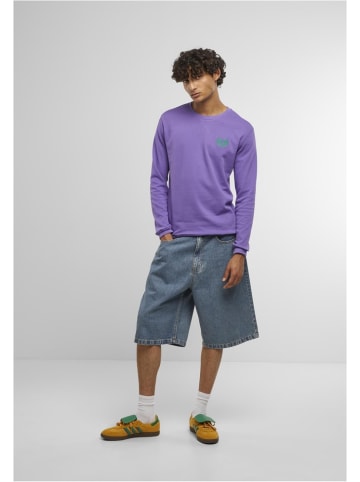 Mister Tee Pullover "Courtside Sports Emb Light Crew Sweatshirt" in Lila