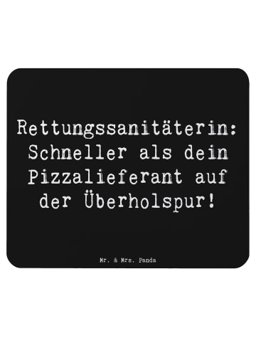 Mr. & Mrs. Panda Mouse Pad Spruch Rettungssanitäterin Action mit... in Schwarz