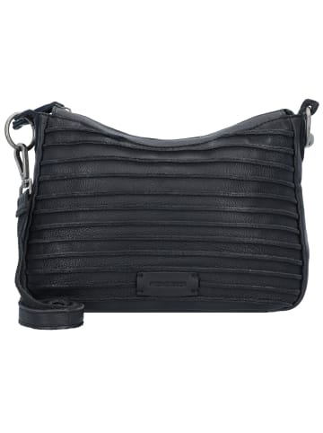 FREDs BRUDER Riffel Likely Umhängetasche Leder 29 cm in black