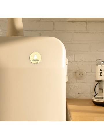 Mr. & Mrs. Panda magnet Eisbär Umarmen mit Spruch in Gelb Pastell