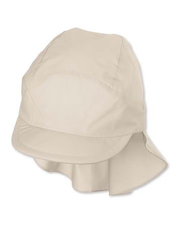 Sterntaler Schirmmütze mit Nackenschutz Basic in beige