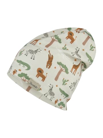 Sterntaler Beanie Safaritiere in lichtgrau