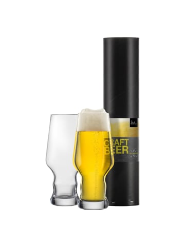 Eisch 2er Set Bierbecher Craft Beer Experts 450 ml in transparent