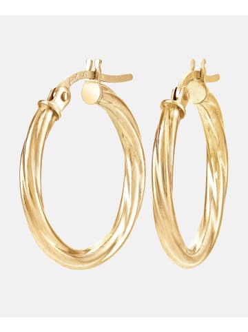 Vanlere Creolen aus 375 Gelbgold