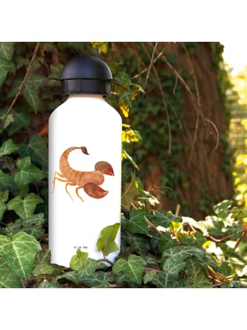 Mr. & Mrs. Panda Trinkflasche Sternzeichen Skorpion Classic mit ... in Weiß