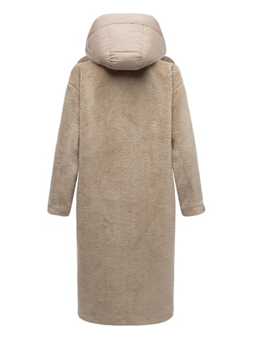 Navahoo Wintermantel Teddyzauber 14 in Light Taupe