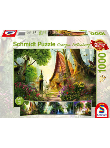 Schmidt Spiele Haus auf der Lichtung. 1.000 Teile | Erwachsenenpuzzle Georgia Fellenberg