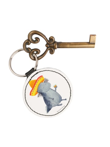 Mr. & Mrs. Panda Anhänger Axolotl Tequila ohne Spruch in Weiß