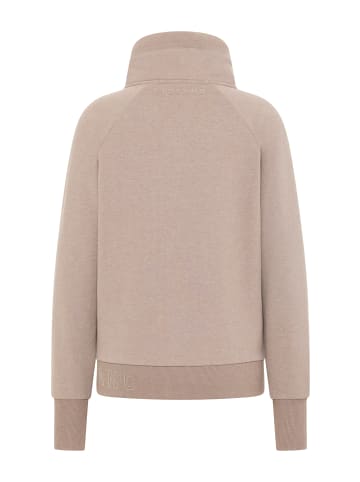 ELBSAND Zip-Jacke mit Stehkragen Airin in Silver Sand Melange