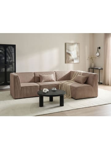 Beliani 4-tlg Modulsofa LEMVIG in Beige linksseitig