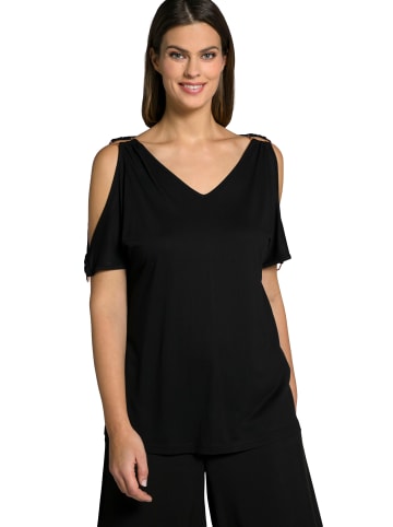 Ulla Popken Shirt in schwarz