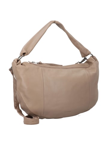 FREDs BRUDER Rousur Schultertasche Leder 50 cm in taupe