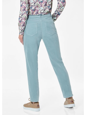 GOLDNER Sportliche Slim Fit Baumwollhose in mint