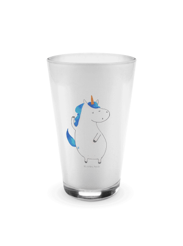 Mr. & Mrs. Panda Glas Einhorn Mann ohne Spruch in Transparent