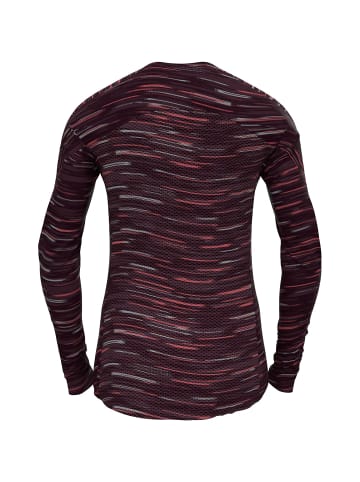 Odlo Langarmshirt Zeroweight Ceramiwarm in Bordeaux