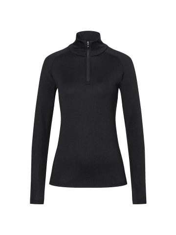 Supernatural W BASE 1/4 ZIP 230 in Schwarz