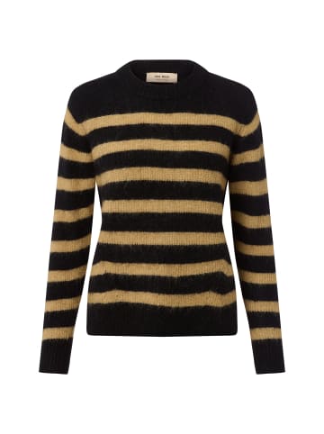 Mos Mosh Wollpullover MMThora in schwarz camel - 0003