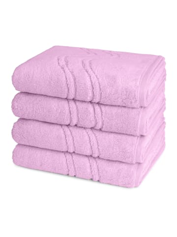 Ross 4 X Handtuch im Set Cashmere feeling in Mauve