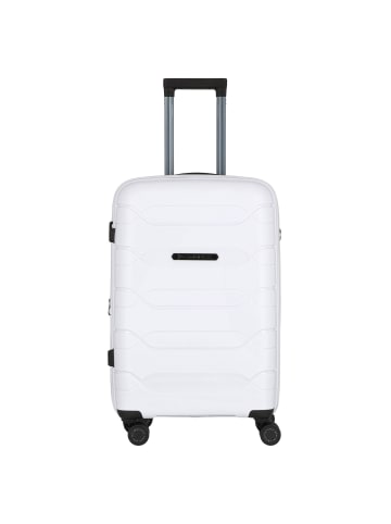 Polestream Strz by Asteroid 4 Rollen Trolley M 64 cm mit Dehnfalte in pearl white