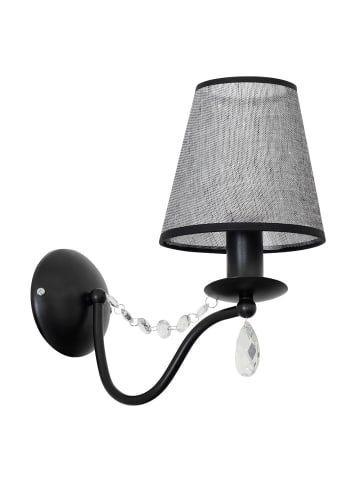 Licht-Erlebnisse Wandlampe (B)15 x (H)28 cm in Grau