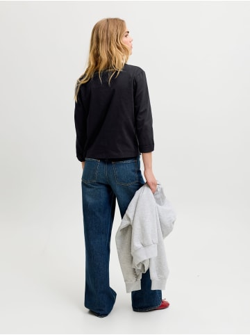 JJXX Langarm-T-Shirt in Black