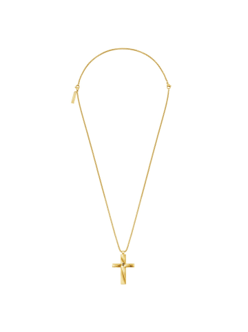 Police Herren-Kette Contorto Goldfarben