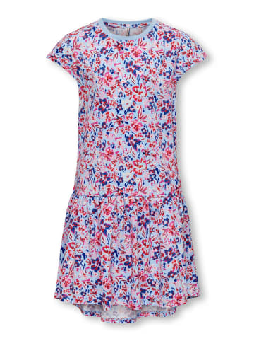 KIDS ONLY Sommerkleid KOGIDA C/S CUTLINE DRESS in clear sky/AOP FLORAL