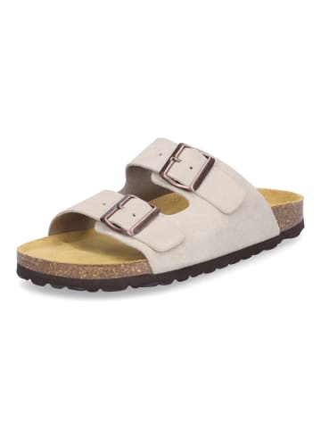 MIDS MOMO Zweiriemer-Pantolette in Beige