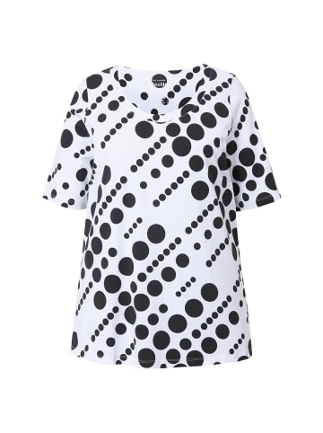 Ulla Popken Shirt in schneeweiß