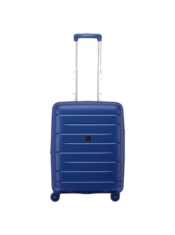 MODO by roncato Starlight 3.0 - 4-Rollen-Kabinentrolley 55 cm erw. (black) in dark blue