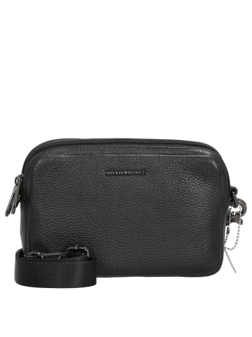 Mandarina Duck Mellow Leather - Umhängetasche 20 cm (dress blue) in nero