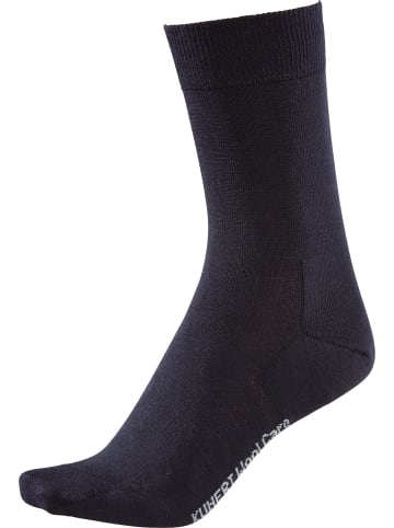 Kunert Wolle Socken 1 Paar Wool Care in schwarz