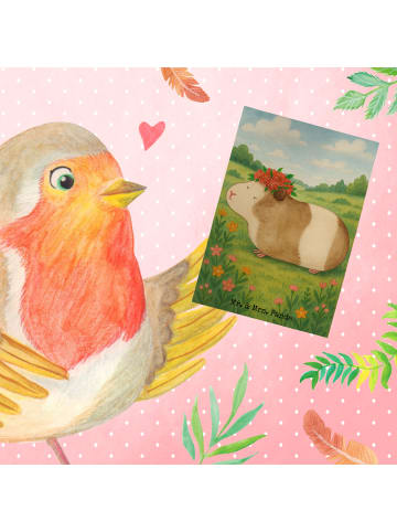 Mr. & Mrs. Panda valentinstagskarte Meerschweinchen Weisheit Des... in Weiß